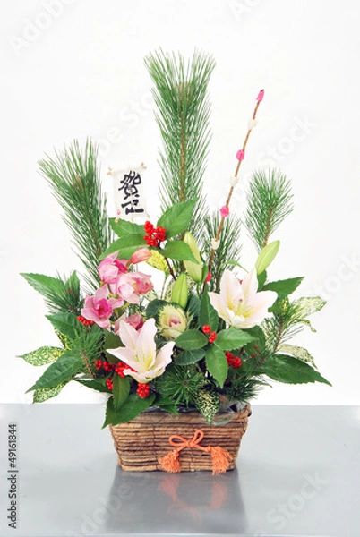 Obraz 正月アレンジ花