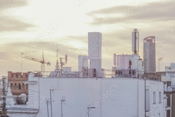 Fototapeta Cielo industrial