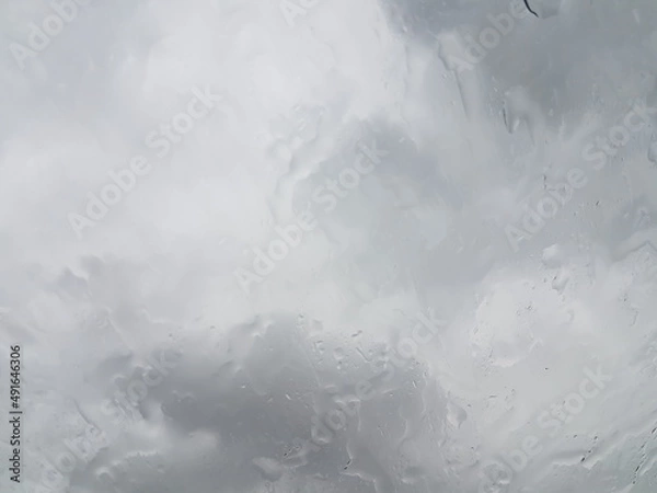 Obraz Drops on a cloudy day