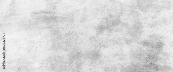 Fototapeta white marble texture background, Grey background with white splash center abstract texture background, Panoramic grey paint limestone texture background in white light seam home wall paper.	