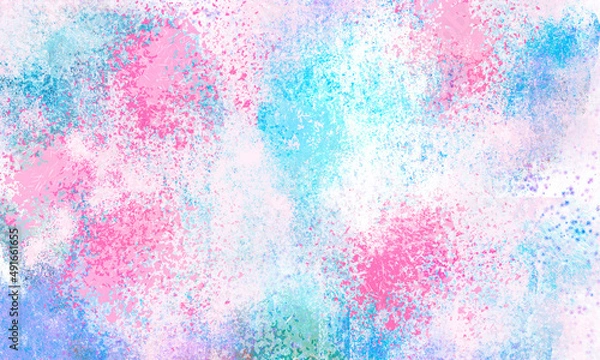 Obraz スポンジで描いたようなスパッタリング素材01