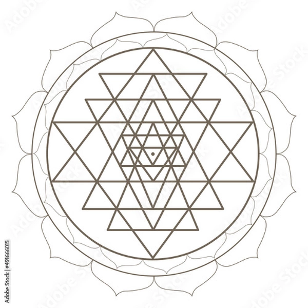 Obraz sri yantra