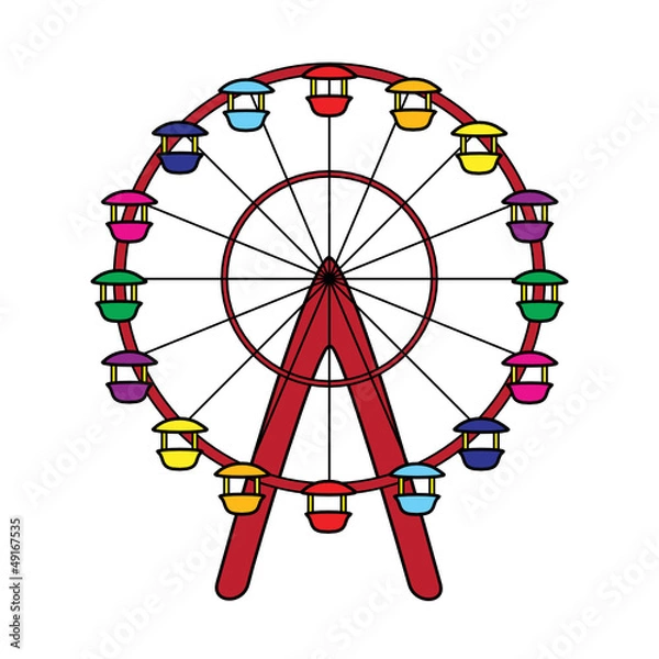 Fototapeta Riesenrad