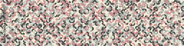 Fototapeta Abstract Geometric Pattern generative computational art illustration