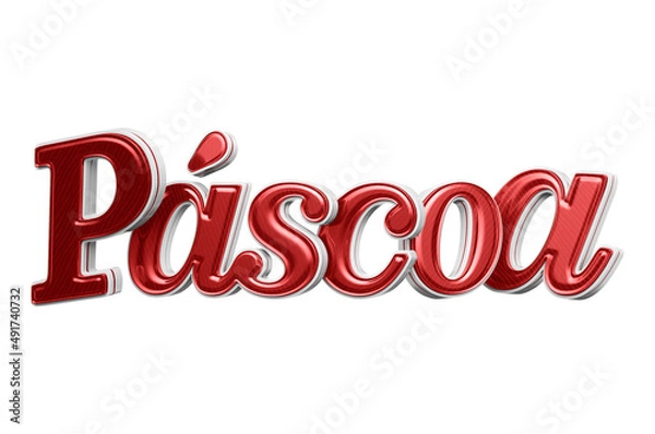 Fototapeta 3D easter logo