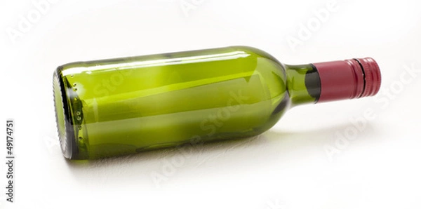 Obraz bouteille de vin vide