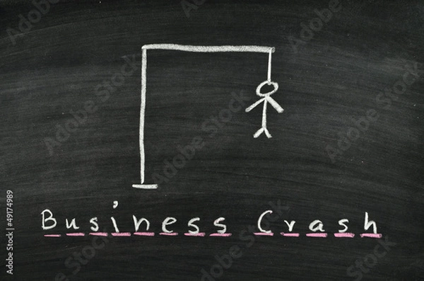 Obraz hangman on blackboard