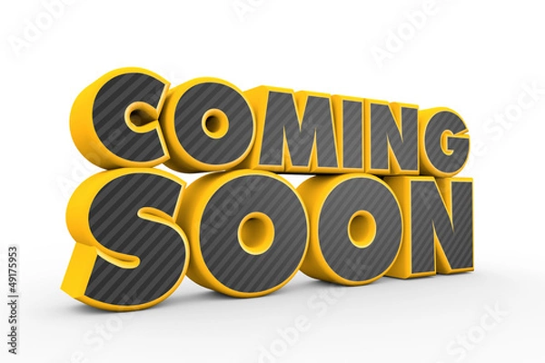 Fototapeta Coming soon