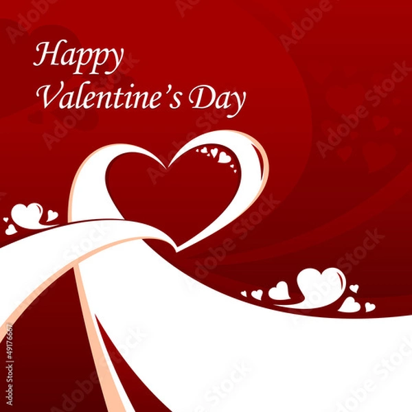 Obraz Valentine's day card