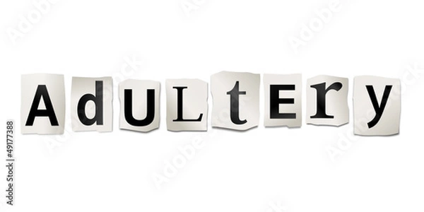 Fototapeta Adultery concept.