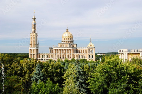 Fototapeta Poland - famous basilica in Lichen.
