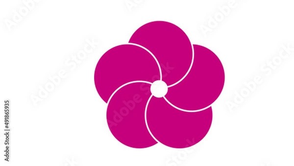 Obraz Japanese traditional plum pattern