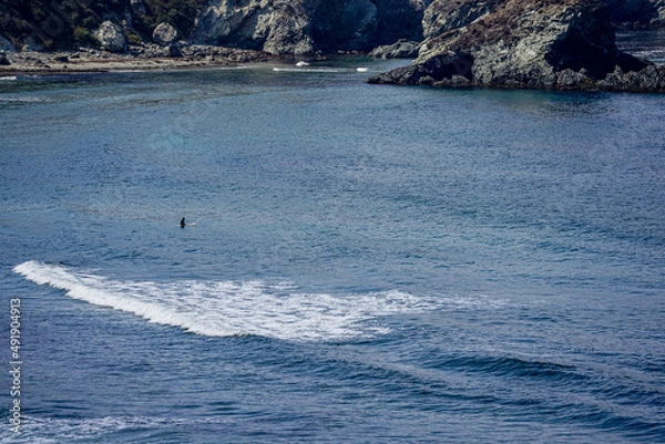 Fototapeta Waiting for a wave.