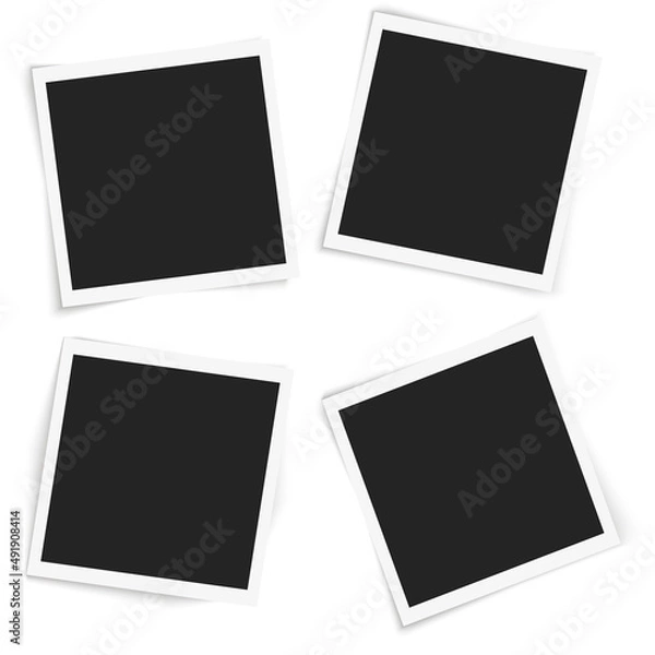 Fototapeta Photo frame mockup design. Vector