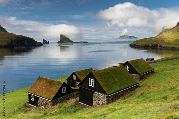 Obraz Faroe Islands, Denmark, Bour