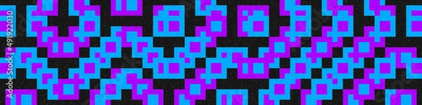 Obraz Abstract Geometric Pattern generative computational art illustration