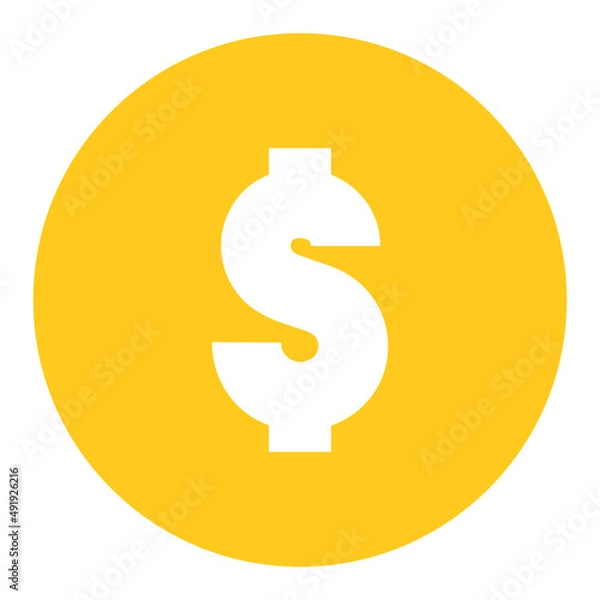 Obraz dollar sign icon