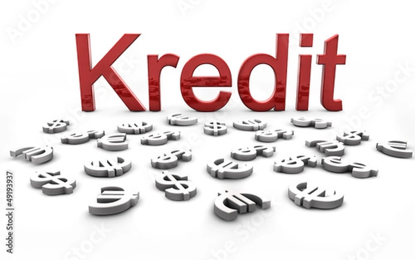 Fototapeta Kredit