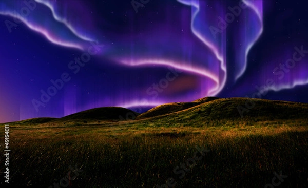 Fototapeta Aurora to pole