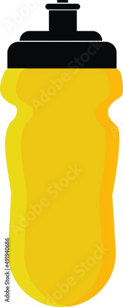 Obraz yellow bottle