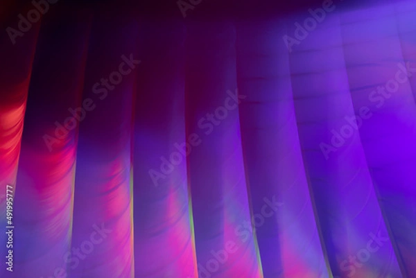 Obraz Abstract background with colored light dynamics into the future.