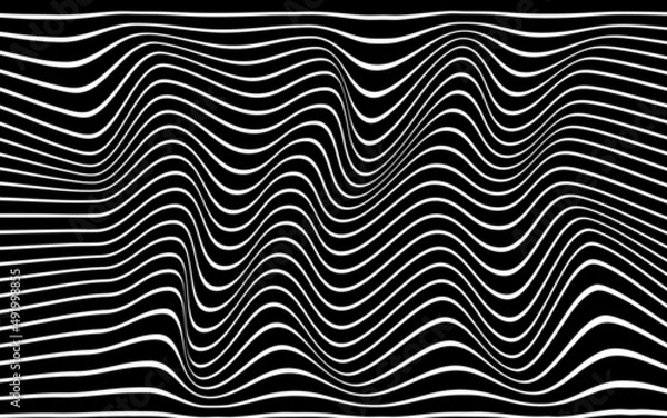 Fototapeta Wave Lines Pattern Abstract Background. 
Vector illustration.Eps10