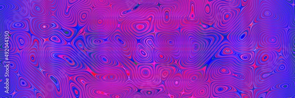 Fototapeta Water drops texture and abstract colorful background with circles, seamless color pattern with waves and water drops on glass