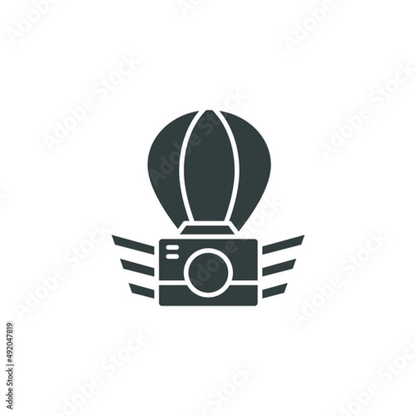 Fototapeta aerial photography icons  symbol vector elements for infographic web