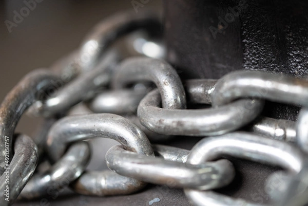 Obraz close up of chains