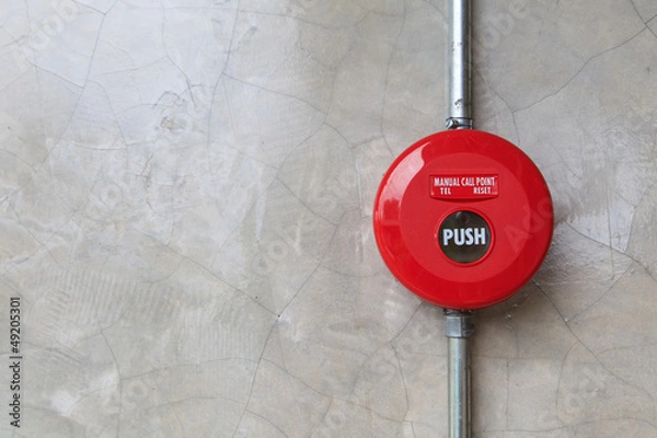 Obraz Fire alarm on the wall