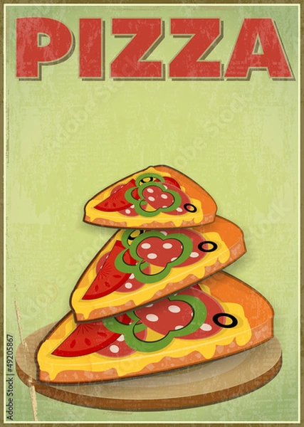 Fototapeta Pizza Slices