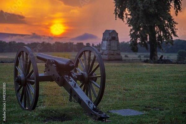 Obraz Cannon at Gettysburg