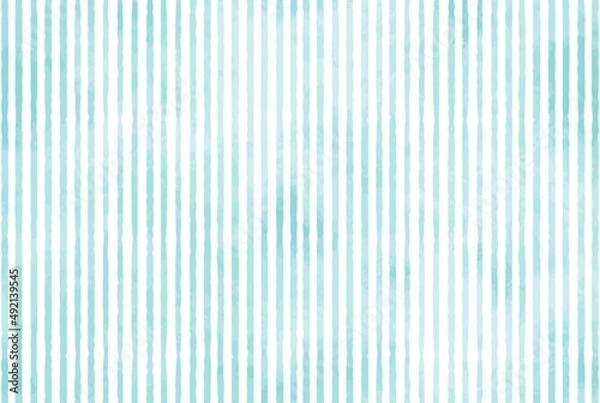 Obraz 爽やかな青いストライプ背景イラスト