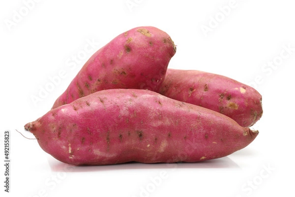 Obraz sweet potato on the white background