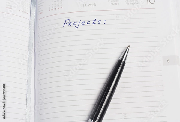 Obraz Organizer and pen