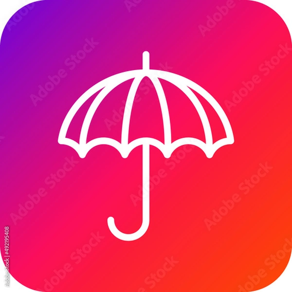 Obraz Umberella Vector Icon Design Illustration