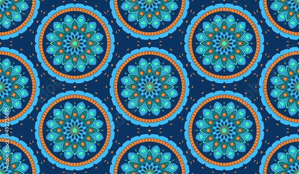 Obraz mandala pattern verctor