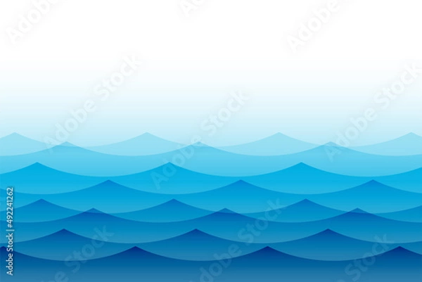 Fototapeta ocean sea waves ripples water background