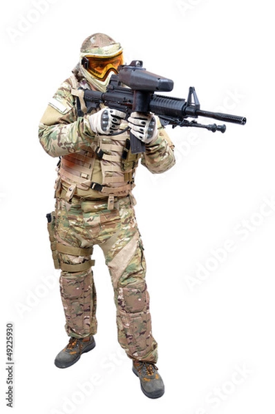 Obraz Paintball player