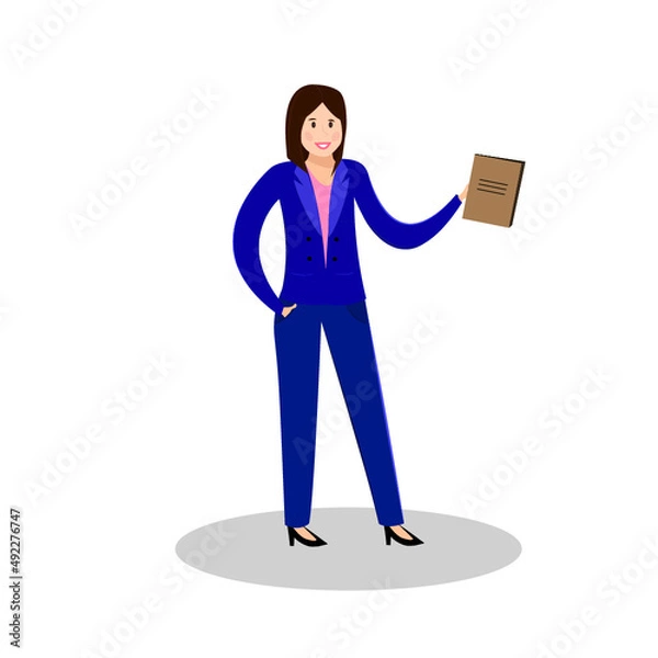 Obraz businessman with a folder