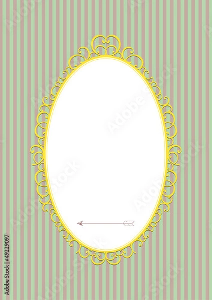 Obraz greeting card green