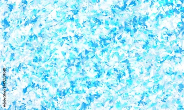 Obraz ダイヤモンドを散りばめたようなキラキラの背景素材01（水色・青色）