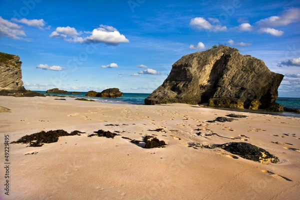 Obraz Bermuda beach during a hot summer day