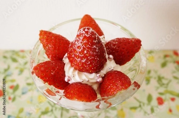 Fototapeta いちごパフェ