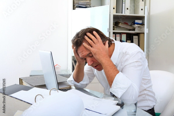 Obraz Versagen im Job