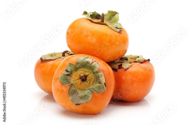 Obraz persimmon on a white background