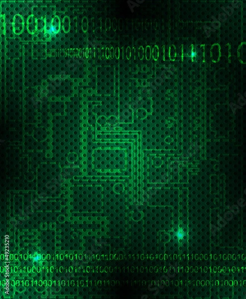 Obraz abstract motherboard