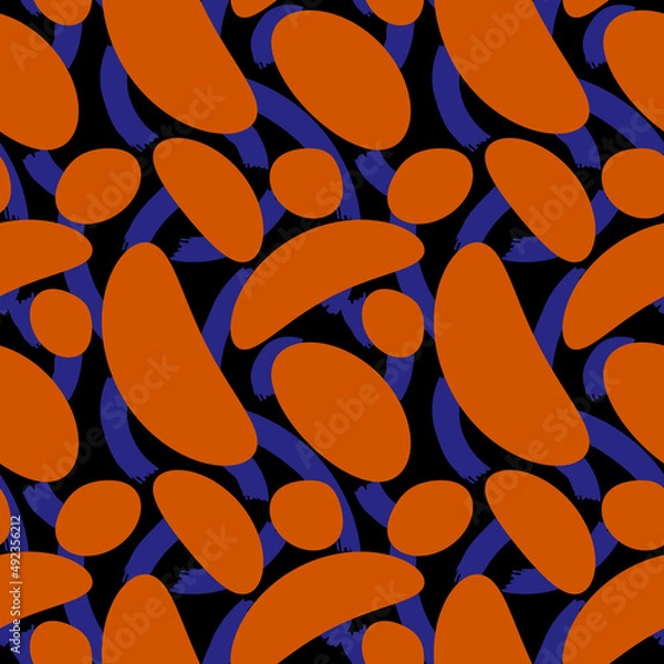 Fototapeta Abstract modern seamless trendy pattern