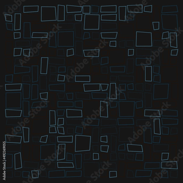 Fototapeta Offset Quads generative art background art illustration