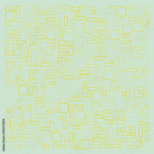 Fototapeta Offset Quads generative art background art illustration